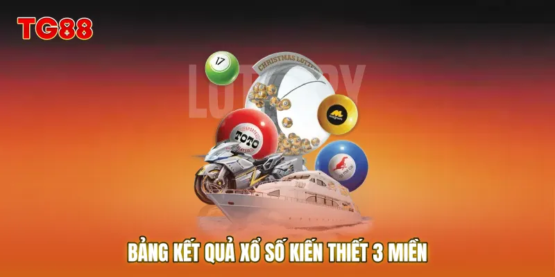 Bảng kết quả xổ số kiến thiết 3 miền được cập nhật theo thời gian thực